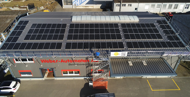 Mit Solarstrom in die Zukunft.