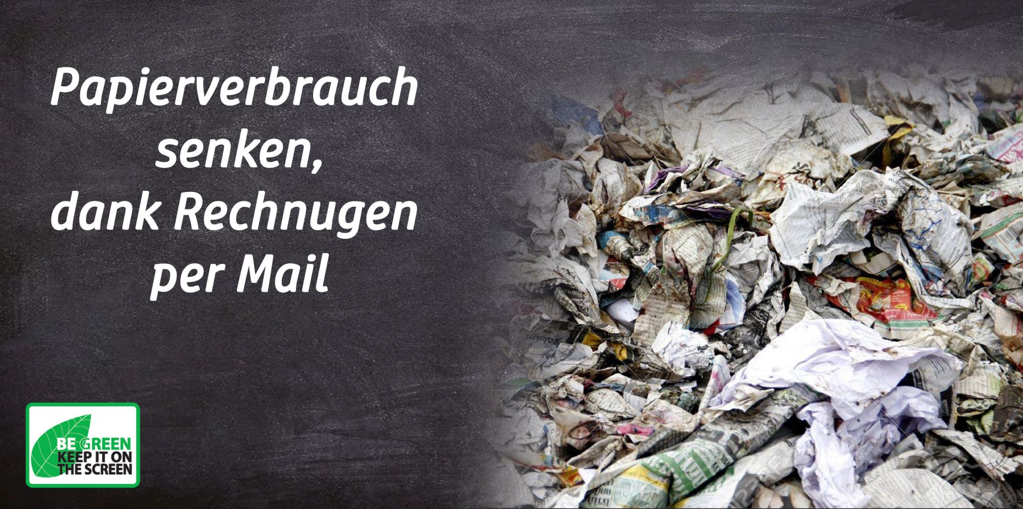 Mit sparsameren Papierverbrauch Wald und Klima sch&uuml;tzen